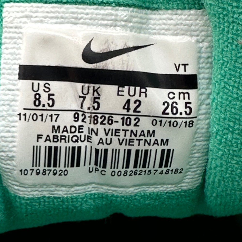 Nike 921826-102 Mens 8.5 Womens 10 Pink & Green Air Max 97 South Beach Sneakers - Picture 2 of 10